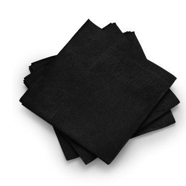 Cocktail napkin black pack of 250  arnold  walker